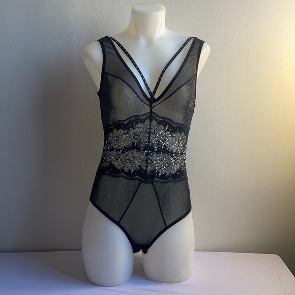 Lace & Jewelled Bodysuit La Senza XS - Picture 1 of 8